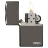Zippo Windproof Lighter Black Ice Finish w/Zippo LogoClassic Case
