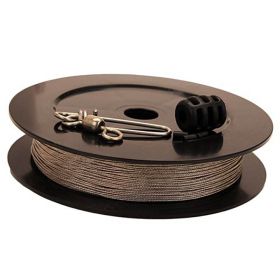 Scotty High Performance Stainless Steel Replacement Downrigger Cable 316 180lb Test 300ft Spool kit