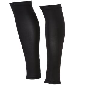 1 Pair Outdoor Unisex Sports Sun UV Protection Breathable Leg Sleeves (L)