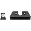 Night Fision Night Sight Set for CZ-USA P-07/P-09 - White Tritium Front Ring/U-Notch White Tritium R