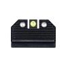 Night Fision Optics-Ready Stealth Series for Glock 42/43/43X MOS Yellow Front Ring/Black Rear