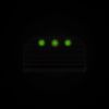 Night Fision Optics-Ready Stealth Series for Glock 42/43/43X MOS Yellow Front Ring/Black Rear