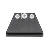 Night Fision Suppressor Height Tritium Night Sights for Most Glocks - White Tritium Front Ring/Triti
