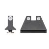 Night Fision Suppressor Height Tritium Night Sights for Most Glocks - White Tritium Front Ring/Triti
