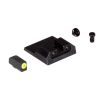 Night Fision Tritium Sights for Taurus G2c/G2/G3/TX22 - Yellow Tritium Front Ring/Tritium Black Ring