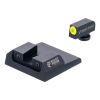 Night Fision Tritium Sights for Taurus G2c/G2/G3/TX22 - Yellow Tritium Front Ring/Tritium Black Ring