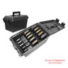MTM Tactical Mag Can for 10 30 Rd AR Mags 10 dbl stacked Handgun mags Black