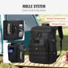 Cooler Bag, 25L Insulated Lunch Bag with Molle Design and Multi-Pocket, 600D Cooler Lunch Box with Removable Storage Bags, Soft Cooler for Office
