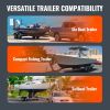 VEVOR Marine Trailer Guide Set, 60'' Flexibly Adjustable, Dual Rust-Resistant Steel Supports with PVC Covering, Ideal for Ski, Fishing