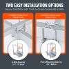 VEVOR Marine Trailer Guide Set, 60'' Flexibly Adjustable, Dual Rust-Resistant Steel Supports with PVC Covering, Ideal for Ski, Fishing