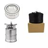 Outdoor Portable Mini Stainless Steel Folding Picnic Hiking Backpack Stove Camping Wood Stove