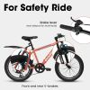 20 Inch Bike Kids Bicycle Kids Montain Bike Gear 7 Speed Bike for Boys and Girls