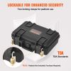 VEVOR Hard Pistol Cases with Pre-cut PU Foam Lockable Pistol Case for 1 Pistol