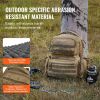 VEVOR Tactical Range Backpack for 6 Pistols Gun Backpack Brown