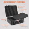 VEVOR Hard Pistol Cases with Pre-cut PU Foam Lockable Pistol Case for 6 Pistol