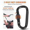 VEVOR Tree Stand Safety Rope, 30 ft/91.44 m Treestand Lifeline Rope 30KN Breaking Tension, 0.6'' Hunting Safety Line with Prusik Knot