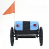 Bike Cargo Trailer; Bike Luggage Wagon Trailer with Removable Water Resistant Cover; Folding Frame Quick Release 16&rsquo;&rsquo; Wheels