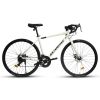A28320RS 700C Road Bike, 16-Speed Outdoor Bike Disc Brakes, Light Weight Aluminum Frame ,Racing Bike City Commuting Road Bicycle M Size for Men Women