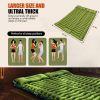 Double Air Mattress with Pillow, Built-in Foot Pump, 4-inch Camping Air Mattress, for Backpacking, Hiking, Traveling