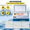 VEVOR Portable Refrigerator 23 Quart(22 Liter),12 Volt Refrigerator App Control(-4°F~68°F)