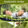 Double Air Mattress with Pillow, Built-in Foot Pump, 4-inch Camping Air Mattress, for Backpacking, Hiking, Traveling