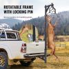 VEVOR Hitch Mounted Deer Hoist, 400 lbs Load Capacity, Hitch Game Hoist, Truck Hitch Deer Hoist with Winch Lift Gambrel Set, 2-inch Hitch Receiver