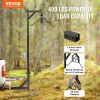VEVOR Hitch Mounted Deer Hoist, 400 lbs Load Capacity, Hitch Game Hoist, Truck Hitch Deer Hoist with Winch Lift Gambrel Set, 2-inch Hitch Receiver