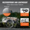 VEVOR Bike Cargo Trailer, 275 lbs Load Capacity, Heavy-Duty Bicycle Wagon Cart, Foldable Compact Storage & Quick Release with Universal Hitch