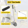 VEVOR Metal Detector Sand Scoop, Stainless Steel Metal Detecting Beach Scoop Scoops, 10 MM Hole Beach Metal Detector Scoop Shovel