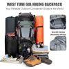 60L Outdoor hiking backpack with internal frame, including rain cover, cyan (Amazon Shipping)(Prohibited by WalMart)(No shipment on weekends)