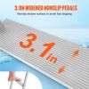 VEVOR Dock Ladder, Removable 3 Steps, 500 lbs Load Capacity, Aluminum Alloy Pontoon Boat Ladder with 3.1'' Wide Step & Nonslip Rubber Mat