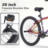 Freestyle Kids Bike Double Disc Brakes 26 Inch Single Speed Children's Bicycle for Boys Girls Age 12+ Years