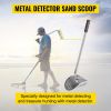 VEVOR Metal Detector Sand Scoop, Stainless Steel Metal Detecting Beach Scoop Scoops, 10 MM Hole Beach Metal Detector Scoop Shovel