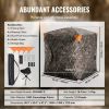 VEVOR Hunting Blind, 270° See Through Ground Blind, 2-3 Person Pop Up Deer Blind for Hunting with Carrying Bag, Portable Resilient Hunting Tent
