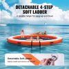 VEVOR Inflatable Floating Dock ø10FT Water Dock Platform with ø8FT Mesh Pool