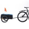 Bike Cargo Trailer; Bike Luggage Wagon Trailer with Removable Water Resistant Cover; Folding Frame Quick Release 16&rsquo;&rsquo; Wheels