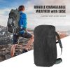 60L Outdoor hiking backpack with internal frame, including rain cover, cyan (Amazon Shipping)(Prohibited by WalMart)(No shipment on weekends)