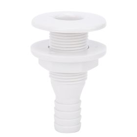 ABS PlasticDurable Lightweight Boat BodyBottom YachtBilge Drain Vent Accessory5/8 Inch (Option: 3/4inches)