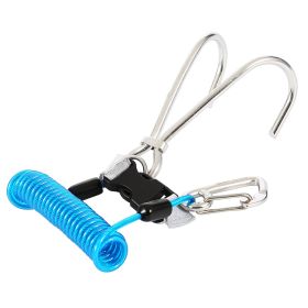 fKEEP DIVING Stainless Steel Reef Hook Diving Safety Accessories (Blue) (Color: Blue)