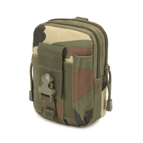 Unisex MOLLE Pouch Waist Bag for Outdoor Activities (Color: Camo)