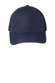 Port Authority Snapback Trucker Cap C112 (Color: True Navy, size: OSFA)