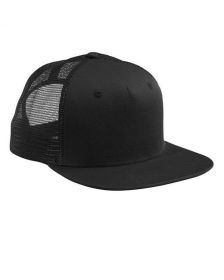 Big Accessories BX025 Surfer Trucker Cap (Color: BLACK/ BLACK, size: OS)