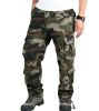Men's Casual Military Pants Camo Cargo Work Pants Trousers
