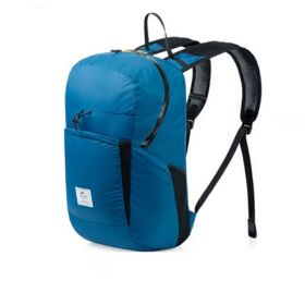 Naturehike Backpack 170g 22L Ultralight Shoulder Bag Women Man bag Waterproof Folding Bag Travel Climbing Trekking Men Backpack (Color: Blue 22L, Capacity: Other)