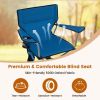 360�� Swivel Portable Foldable Hunting Chair with Storage Pockets