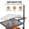 VEVOR Swivel Campfire Grill, Fire Pit Grill Grate over Fire Pits, Heavy Duty Steel Grill Grates, 360�� Adjustable Open Fire Outdoor Cooking Equipment