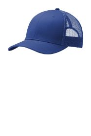 Port Authority Snapback Trucker Cap C112 (Color: Patriot Blue, size: OSFA)