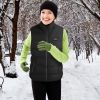 1Pc Heated Vest Men Women Heated Jacket with 23 Heating Zones 3 Heat Levels USB Powered Machine Washable for Winter Hiking Skiing Skating Outdoor Acti