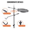 VEVOR Swivel Campfire Grill, Fire Pit Grill Grate over Fire Pits, Heavy Duty Steel Grill Grates, 360�� Adjustable Open Fire Outdoor Cooking Equipment
