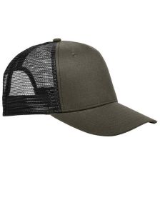 Big Accessories BX025 Surfer Trucker Cap (Color: OLIVE/ BLACK, size: OS)